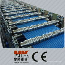 Colored steel corrugate panel roofing machine